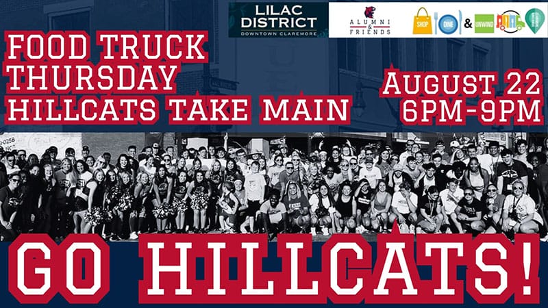 Food Truck Thursday Hillcats Take Main - Aug 22 - 6-9pm - Go Hillcats