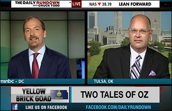Chuck Todd and Dr. Quentin Taylor
