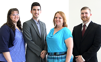 PaRC team members, from left: Angela Wiebener, Matt McMillion, Tami Fulmer and Jacob Stotler. 