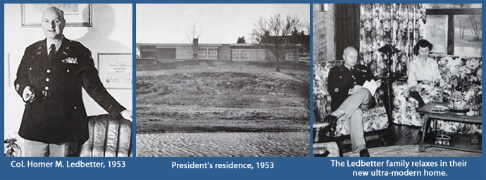 Historical images of the President's Residence