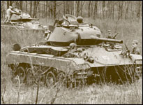 Tanks replaced horses in 1947