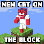Minecraft Hunter emoji - New Cat on the Block