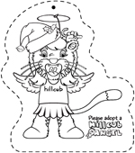 Hillcub angel tree ornament