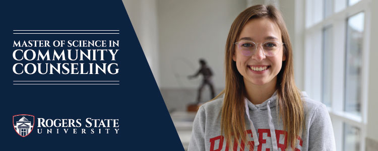 girl smiling in RSU sweatshirt