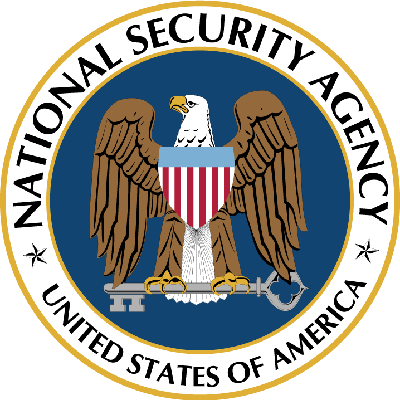 NSA Seal - Eagle with US flag on chest.