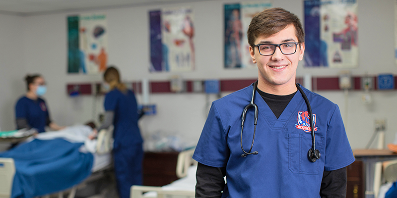 boy in scrubs