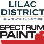 Lilac District and Spectrum Paint logos