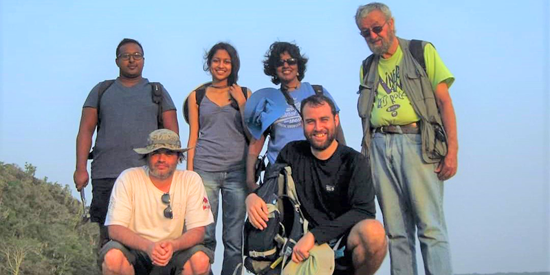 group posing for photo