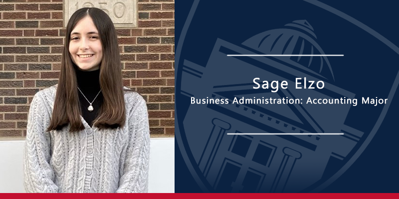 Girl Smiling. Sage Elzo. Business Administration Accounting Major