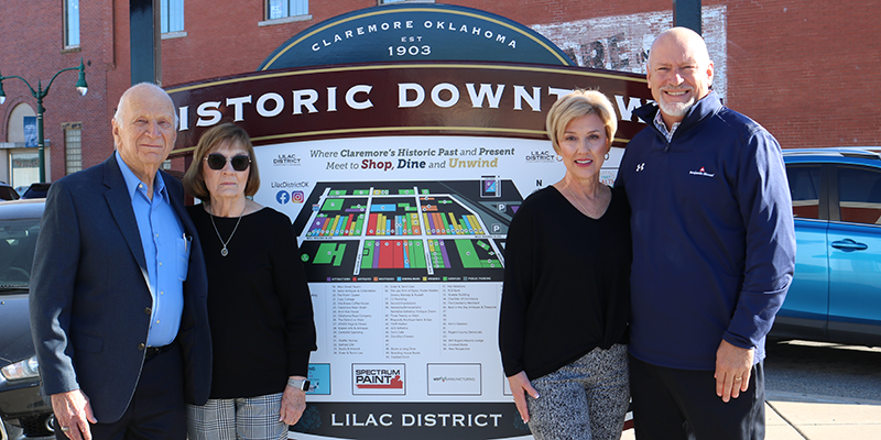 Pictured:  John Detter (from left), Kay Detter, Gigi Detter, and Travis Detter